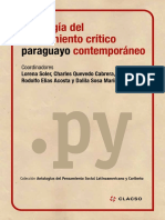 Antología Del Pensamiento Crítico Paraguayo Contemporáneo