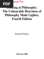 Looking at Philosophy: The Unbearable Heaviness of Philosophy Made Lighter, Fourth Edition