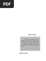 Trabajo Domestico . Dedicatoria