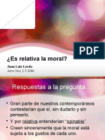 Es Relativa La Moral