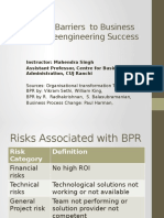 Myths and Barriers in BPR