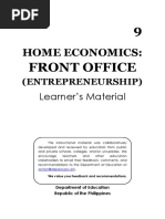 He - Front Office - Entrepreneurship