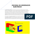 Cómo Funciona Un Generador Eléctrico