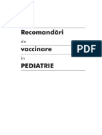 Recomandari de Vaccinare in Pediatrie