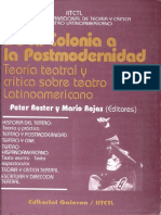 De La Colonia A La Posmodernidad PDF
