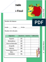 5to Grado - Examen Final