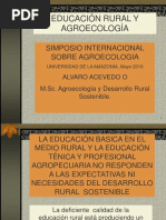Educacion Rural y Agroecologia