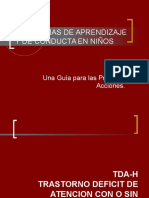 Problemas de Aprendizaje y de Conducta en Niños