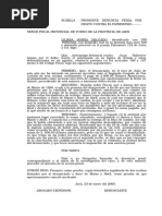 Denuncia - Contra El Patrimonio - Liliana Horna Delgado