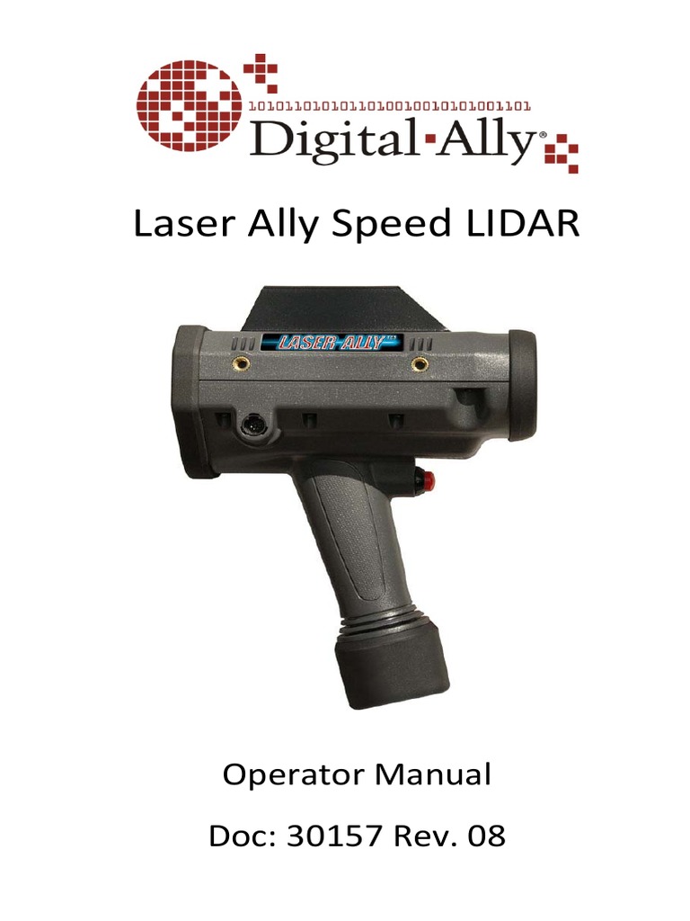 Laser Ally Manual PDF Lidar Trigger (Firearms)