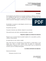 Tema 8, El Derecho de Retención