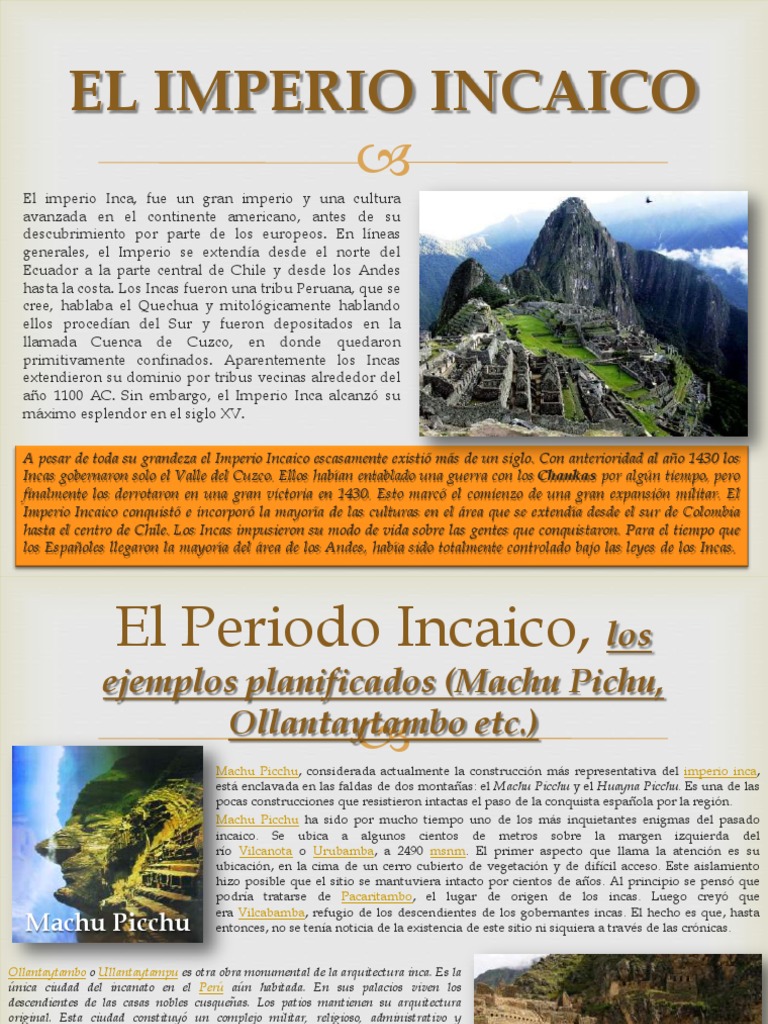 Cultura y arquitectura del Imperio Inca | PDF | Imperio Inca