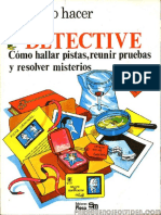 Plesa - Como Hacer - De Detective - Ediciones Plesa