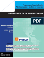 Fundamentos de La Administracion - PRIMAX