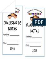 Cuadernno de Notas