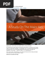 Um Estudo Sobre a Tonalidade Maior