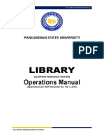 PSU Library Operations Manual