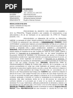 Autoadmisorio de Demanda