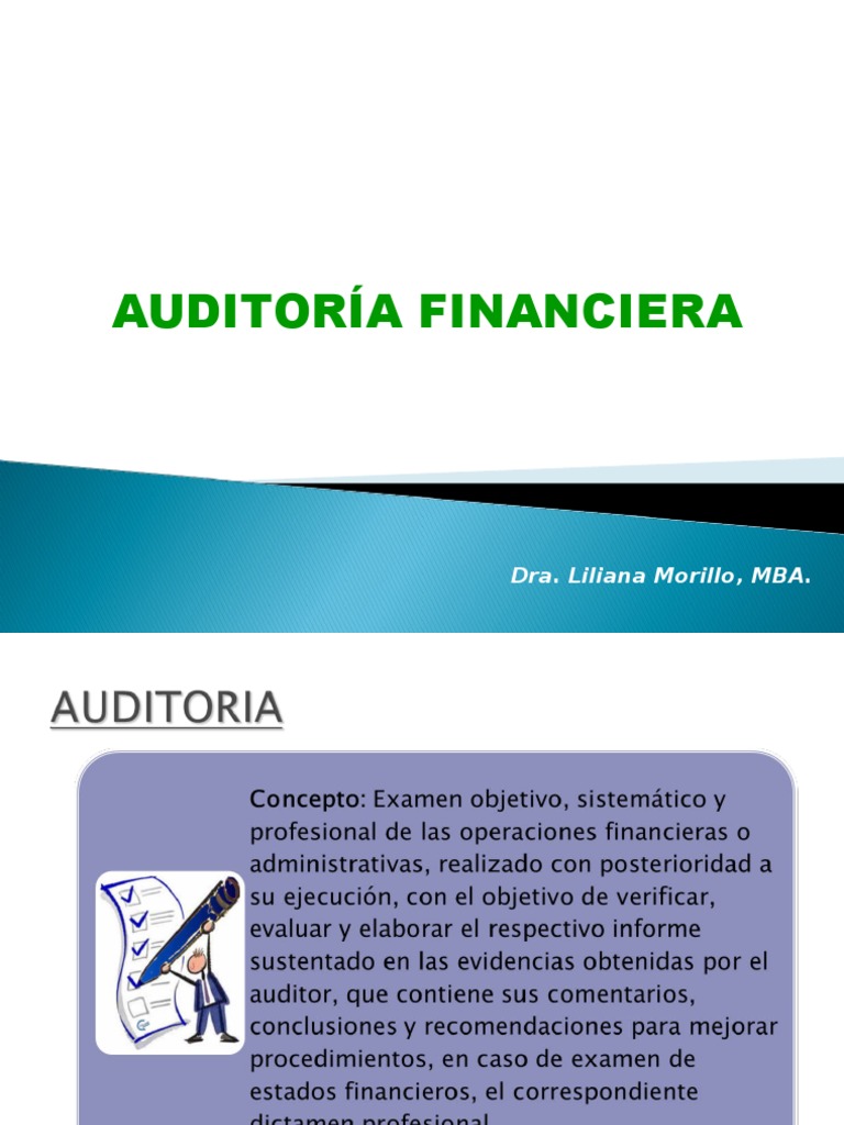 Fases Clave de la Auditoría Financiera | PDF | Auditoría | Contralor