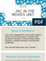 Music in The Movies Unit-Presentation