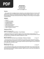 HVAC RESUME TECHNICIAN EXAMPLE