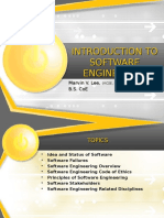 Introduction To Software Engineering (2015!04!27) - Student