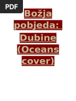 Božja Pobjeda - Dubine (Oceans Cover)