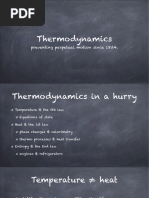 Thermodynamics: Preventing Perpetual Motion Since 1854