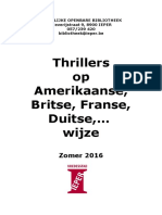 Thrillers Op Amerikaanse, Britse, Franse, Duitse, Wijze