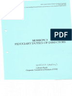 20031002 Session 3 Fiduciary Duties of a Director