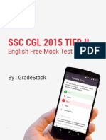SSC CGL Tier 2 English Paper