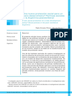 ¿Una Nueva Protección Social para Un Nuevo Desarrollismo? Políticas Sociales en La Argentina Posneoliberal