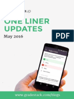 One Liner Updates May 2016