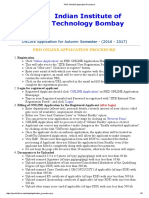 PHD ONLINE Application Procedure