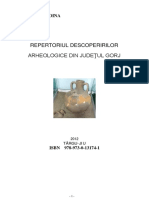 Repertoriul Descoperirilor Arheologice Gorj PDF