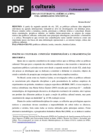 POLÍTICAS CULTURAIS NA AMÉRICA LATINA