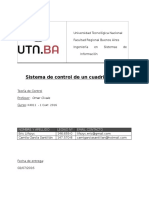 Analisis Sistema de Control Cuadricoptero