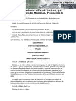 16-06-16 Ley Nacional Del Sistema Integral de Justicia Penal para Adolescentes.