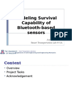 Modeling Survival Capability of Bluetooth-Based Sensors: Kiet Dao June 10, 2016 Smart Transportation Lab at UA