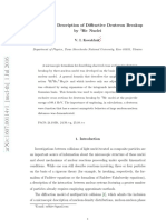 Microscopic Description of Diffractive Deutreron Breakeup by He3 Nuclei