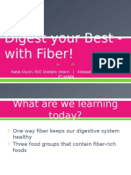 Fiber For A Healthy Digestive System Presentation