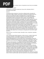 Movimento Negro e a Antropologia