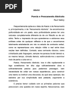 Resumo_Poesia e Pensamento Abstrato_Variedades-PaulValéry