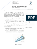 PEP 1 - Resistencia de Materiales (2015-1)