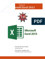 Excel 2013, Uso Básico PDF