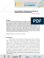 KarolineGÓES Entre Memória e História Teodorico Majestade-As Últimas Horas de Um Prefeito