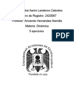 5 Ejercicios de Dinamica Segundo Parcial