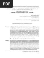 AGRICULTURA FAMILIAR E AGROECOLOGIA