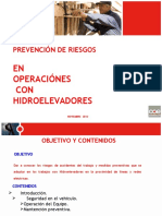 Prevencion de Riesgos en Operaciones Con Hidroelevadores Nov 2012