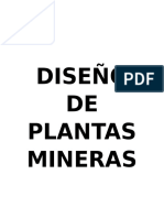 Diseño de Plantas Mineras